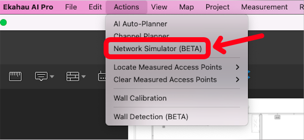 Ekahau AI Pro - Network Simulator