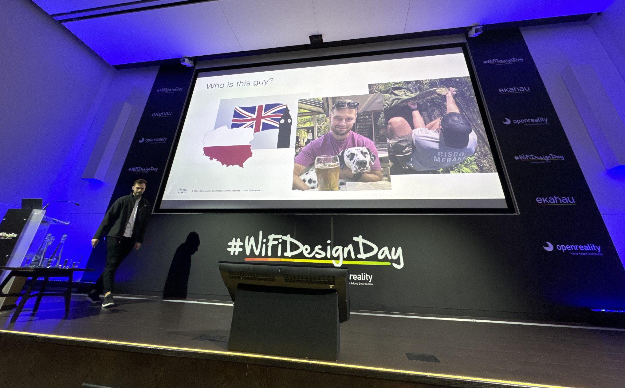 Jakum Talalaj at WiFi Design Day London.