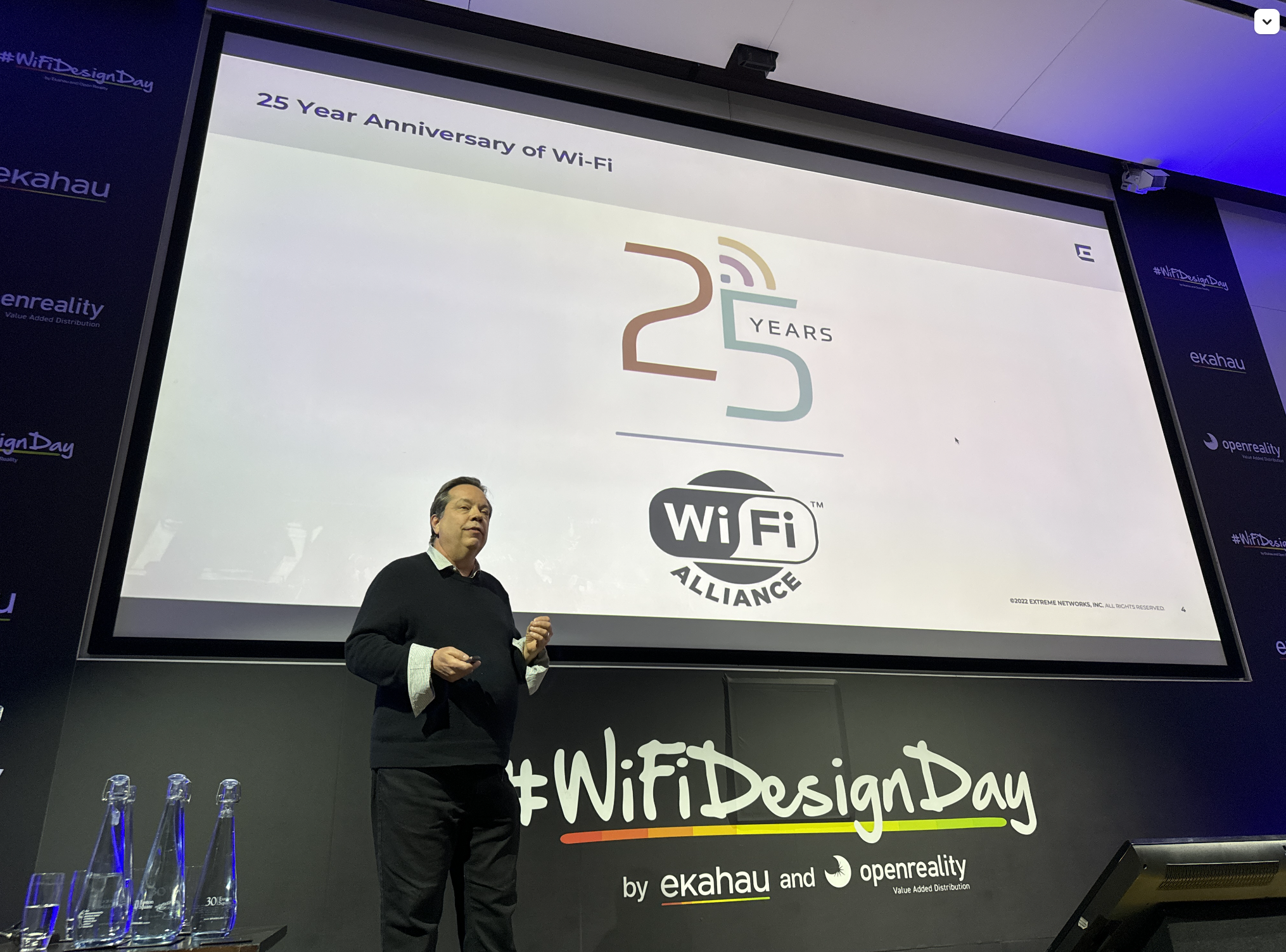 David Coleman presenting at WiFi Design Day London.